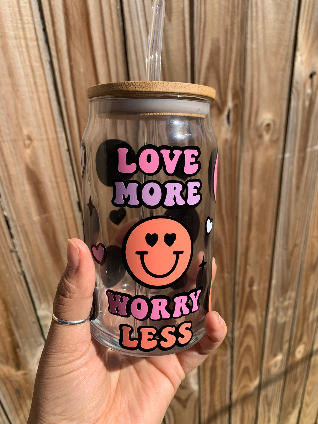 Smile More Worry Less Cup