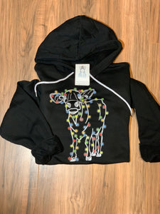 **Adult** Cow Christmas Hoodie